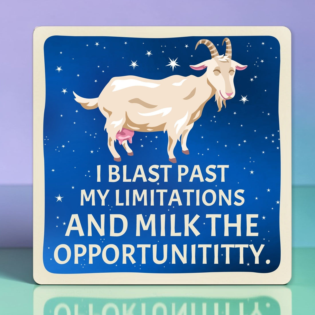 beginner affirmation card