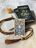 The Eye of the Tiger Mala (1 of 1) + Beasties Oracle Deck