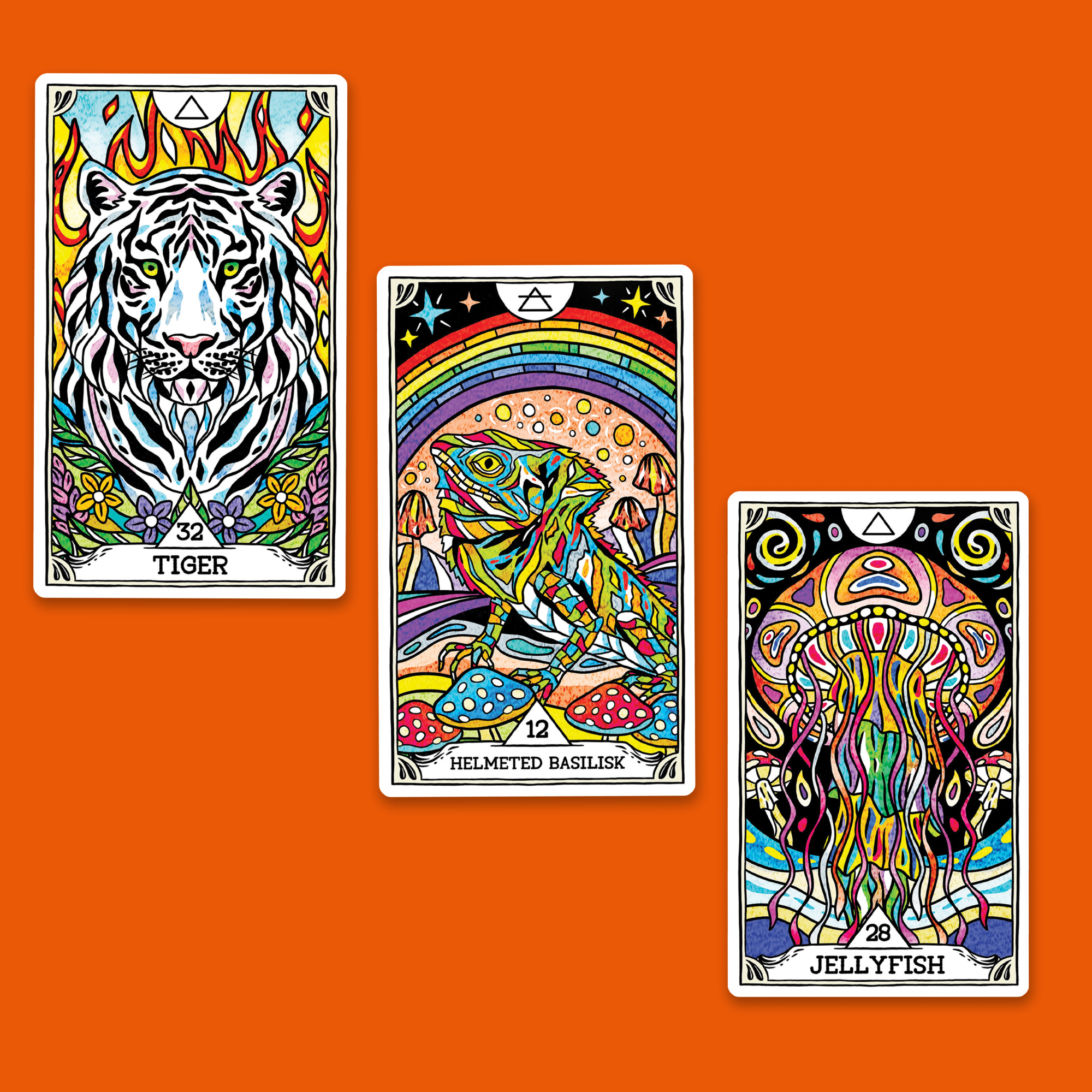 Beasties Oracle Stickers 3-Pack (Trippy Edition)