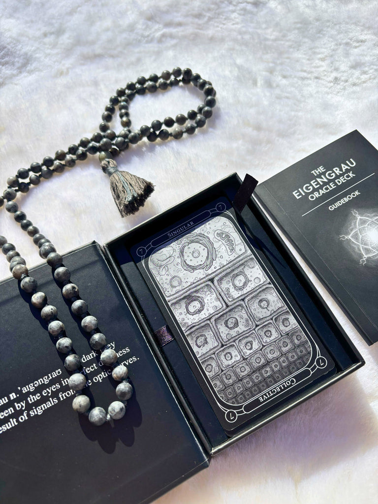Grey Labradorite Mala + Eigengrau Oracle Deck (1 of 1)