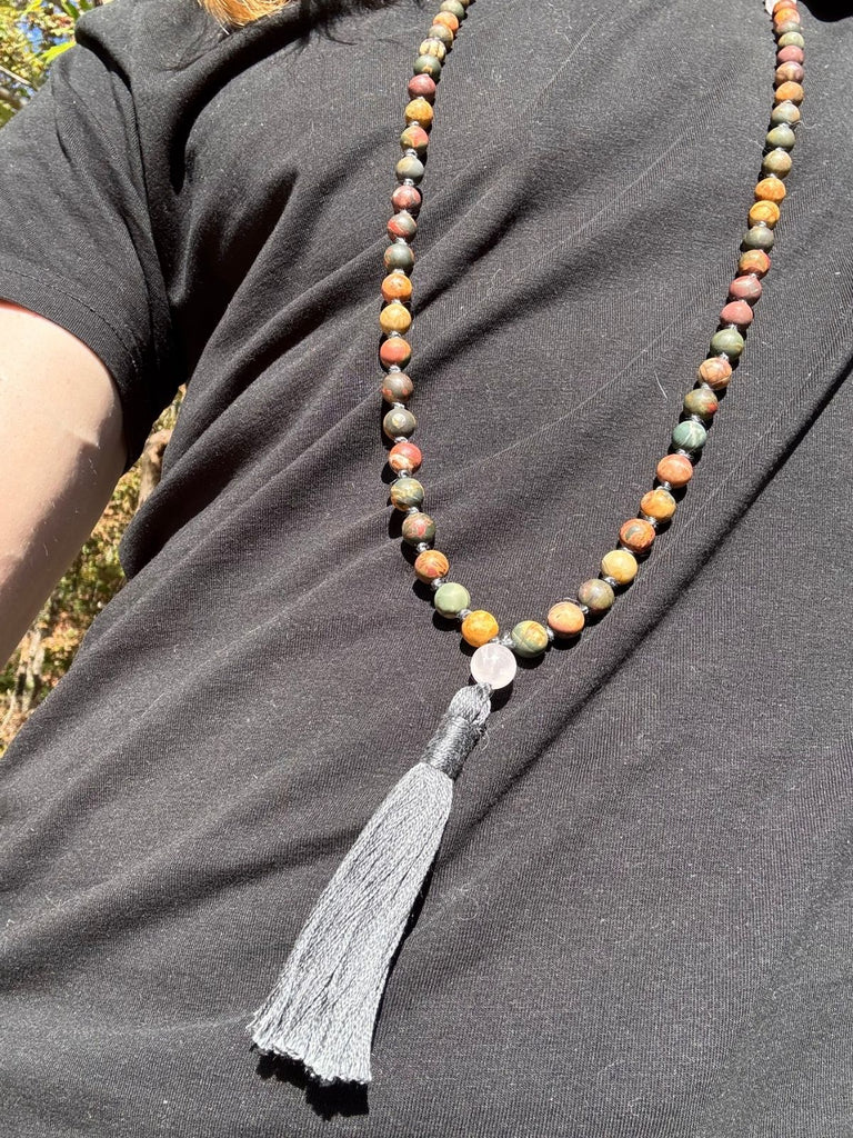 The Forest Moon Mala (1 of 1) + Beasties Oracle Deck