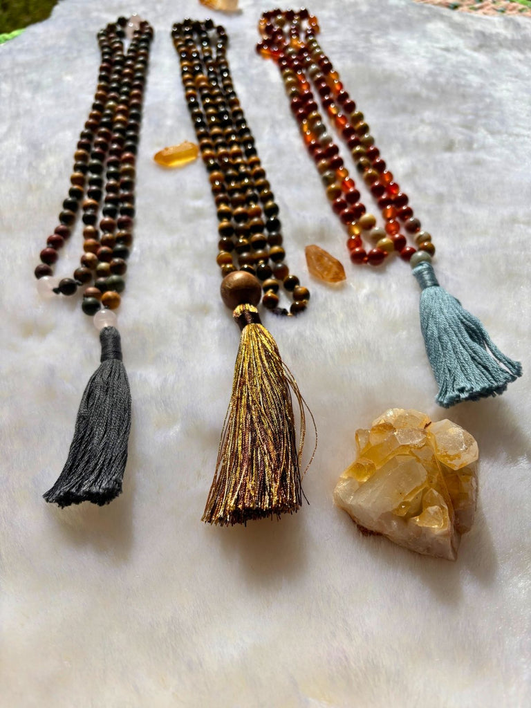 The Forest Moon Mala (1 of 1) + Beasties Oracle Deck