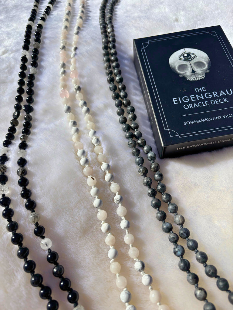 Black Tibetan Mala + Eigengrau Oracle Deck (1 of 1)