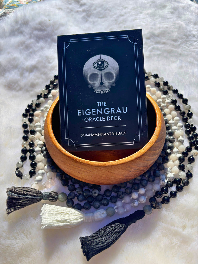 Black Tibetan Mala + Eigengrau Oracle Deck (1 of 1)