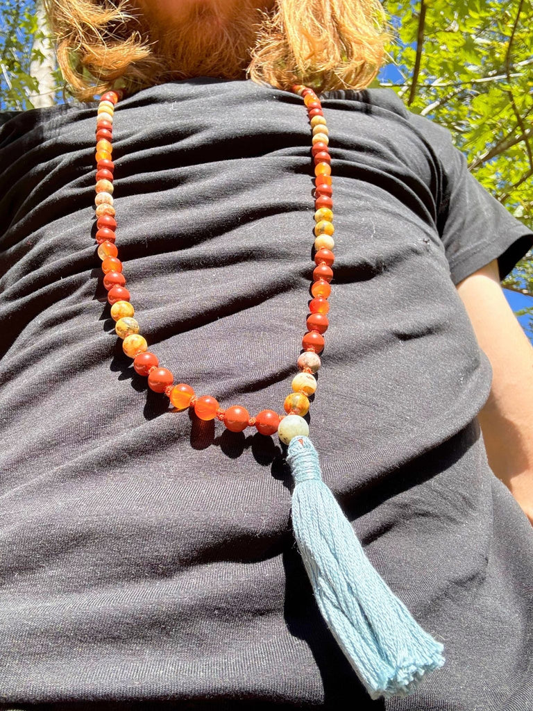 The Abundance Mala (1 of 1)+ Beasties Oracle Deck