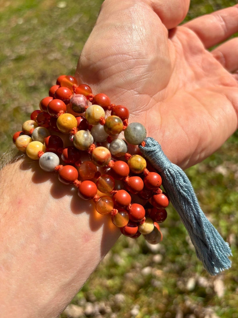 The Abundance Mala (1 of 1)+ Beasties Oracle Deck