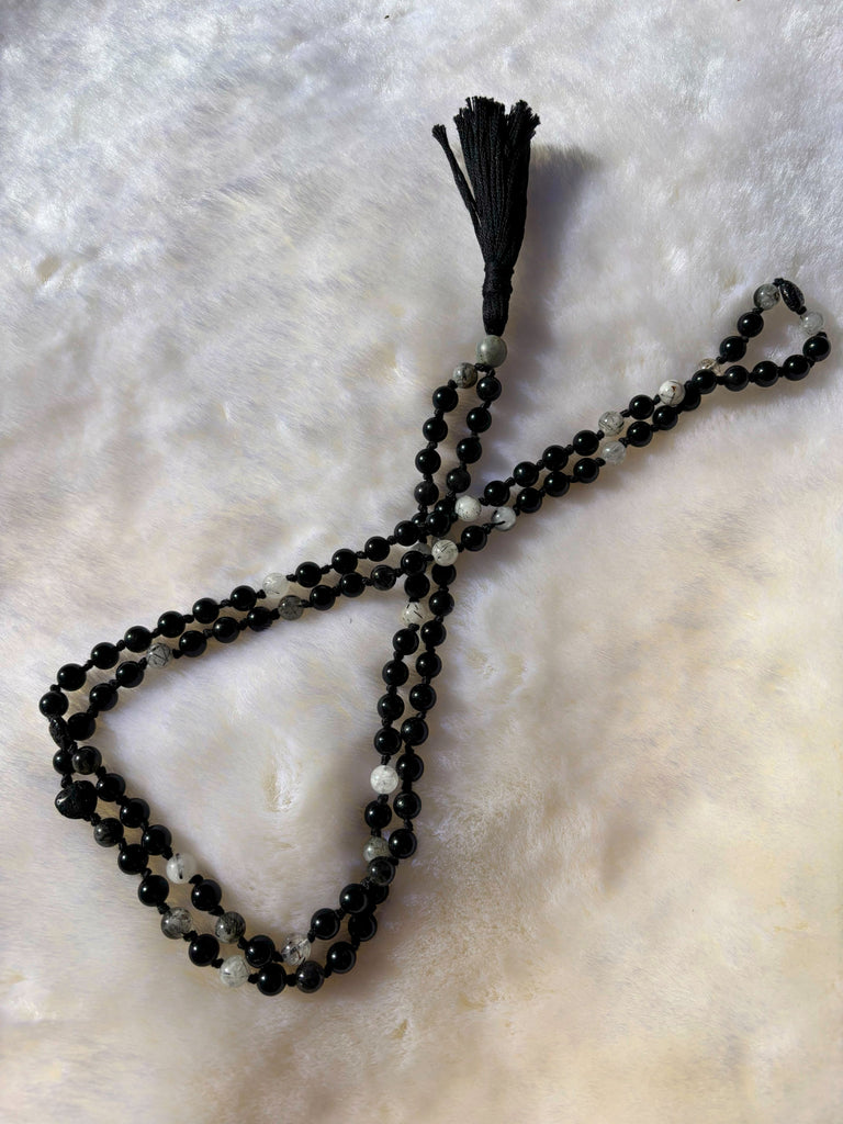Black Tibetan Mala + Eigengrau Oracle Deck (1 of 1)