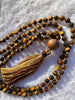 The Eye of the Tiger Mala (1 of 1) + Beasties Oracle Deck