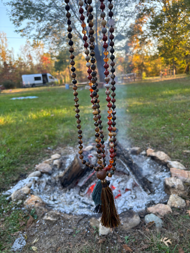 The Forest Moon Mala (1 of 1) + Beasties Oracle Deck