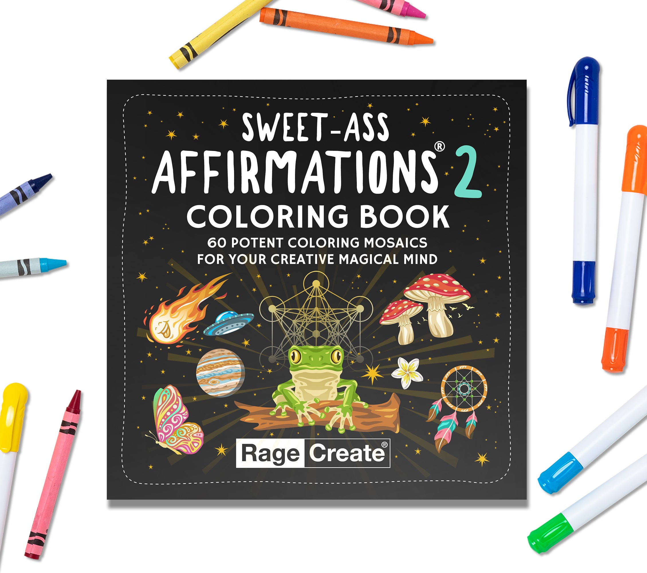 Sweet-Ass Affirmations 2 Coloring Book