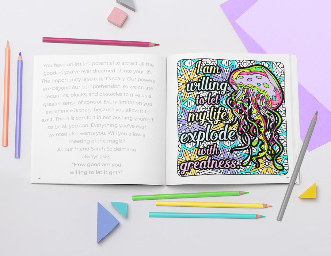 Sweet-Ass Affirmations Coloring Book Bundle