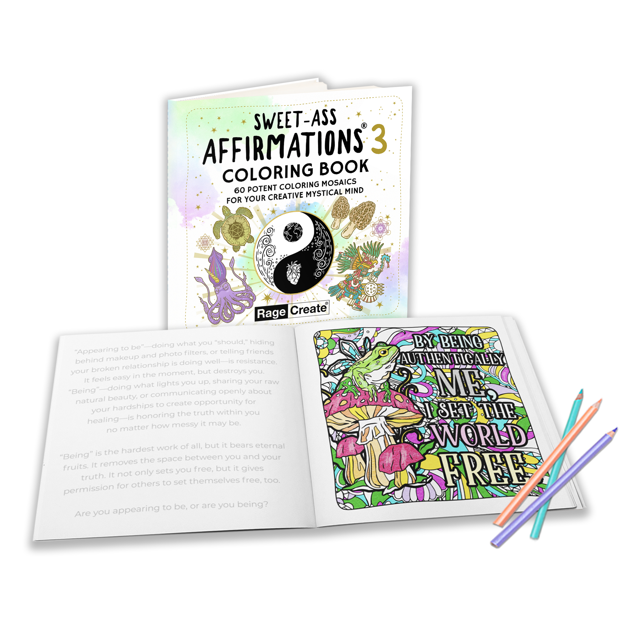 Sweet-Ass Affirmations 3 Coloring Book