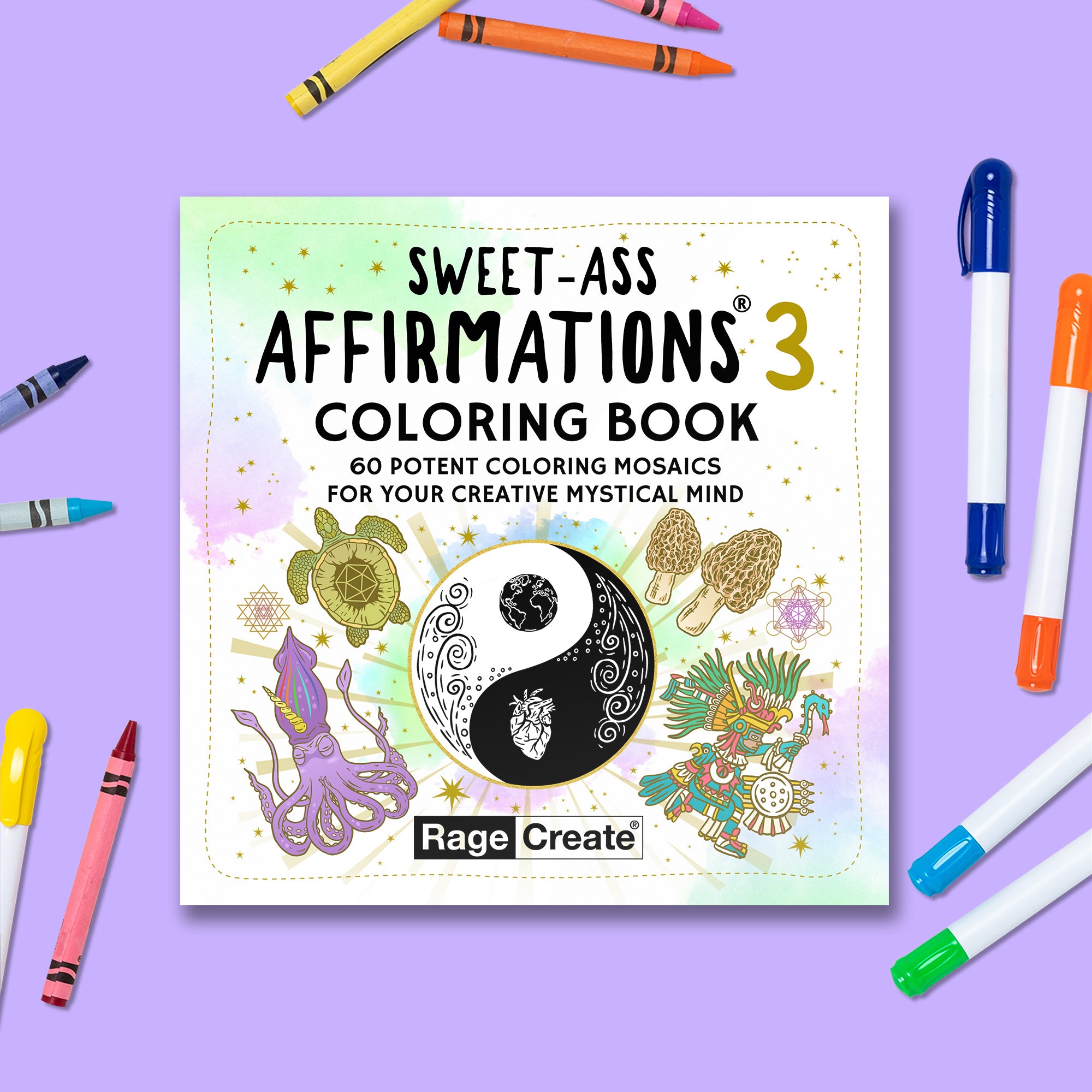 Sweet-Ass Affirmations 3 Coloring Book