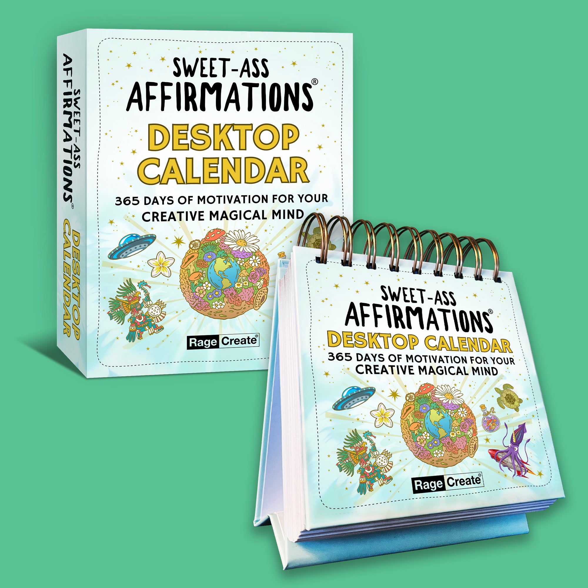 Sweet-Ass Affirmations Desktop Calendar - First Print Run - Only 400 Available