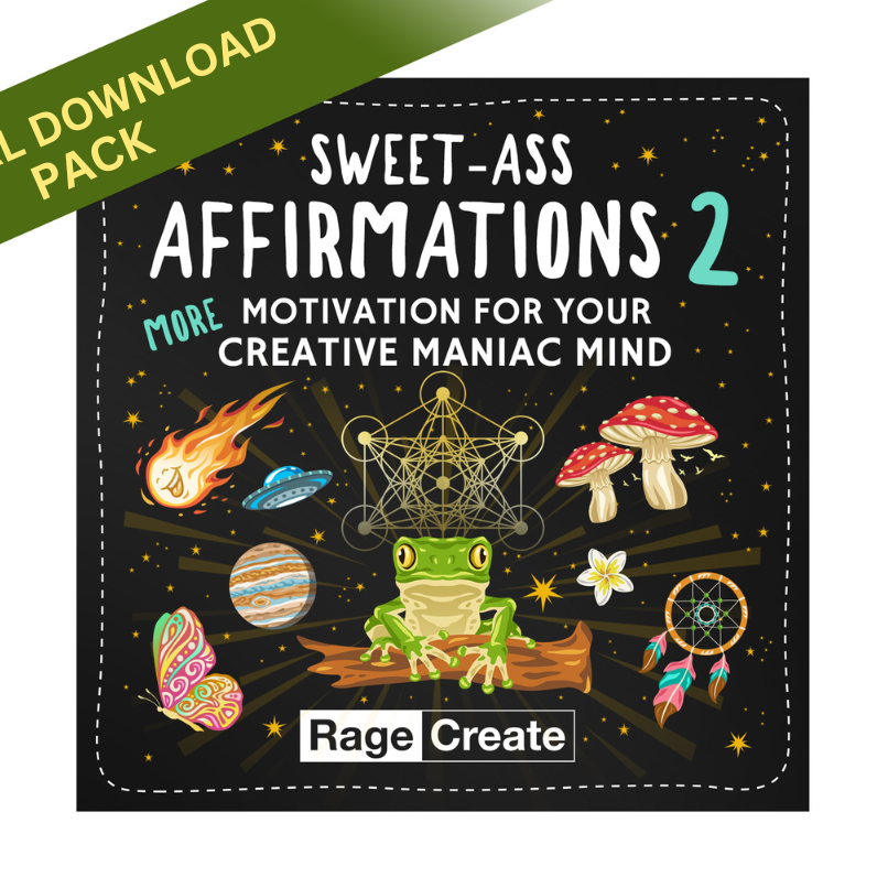 Sweet-Ass Affirmations 2 Digital Deck Pack