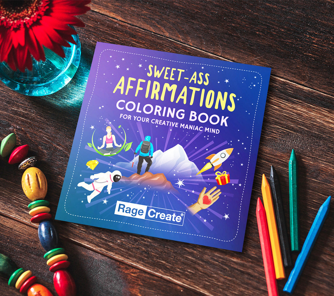 Sweet-Ass Affirmations Coloring Book